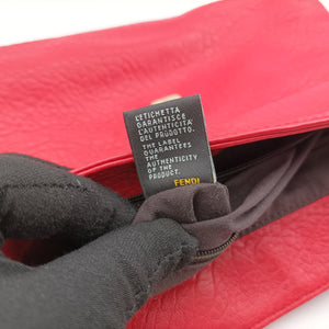 Vintage Fendi Mia Flap Red Leather 8BT163 shoulderbag | stylenewstar