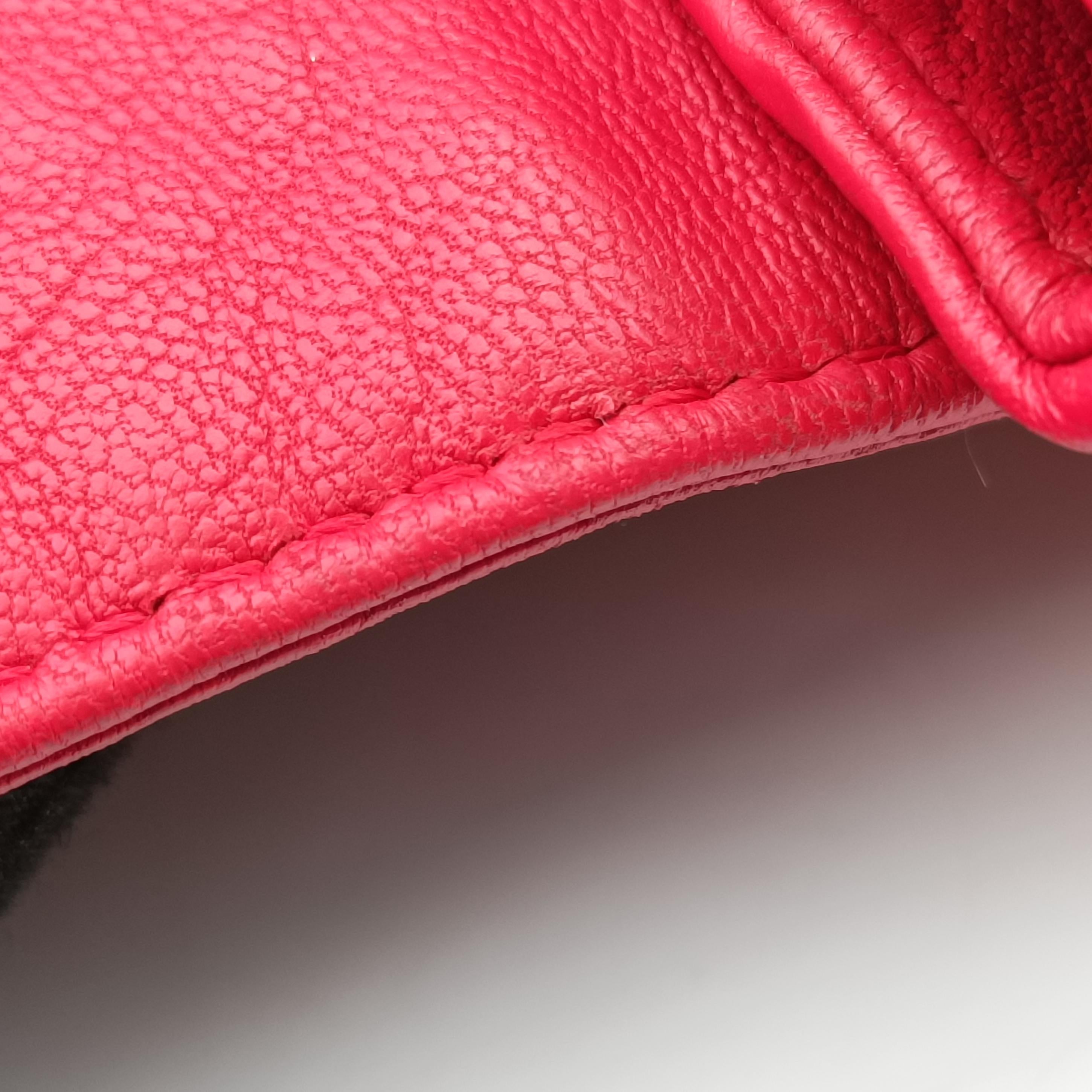 Vintage Fendi Mia Flap Red Leather 8BT163 shoulderbag | stylenewstar