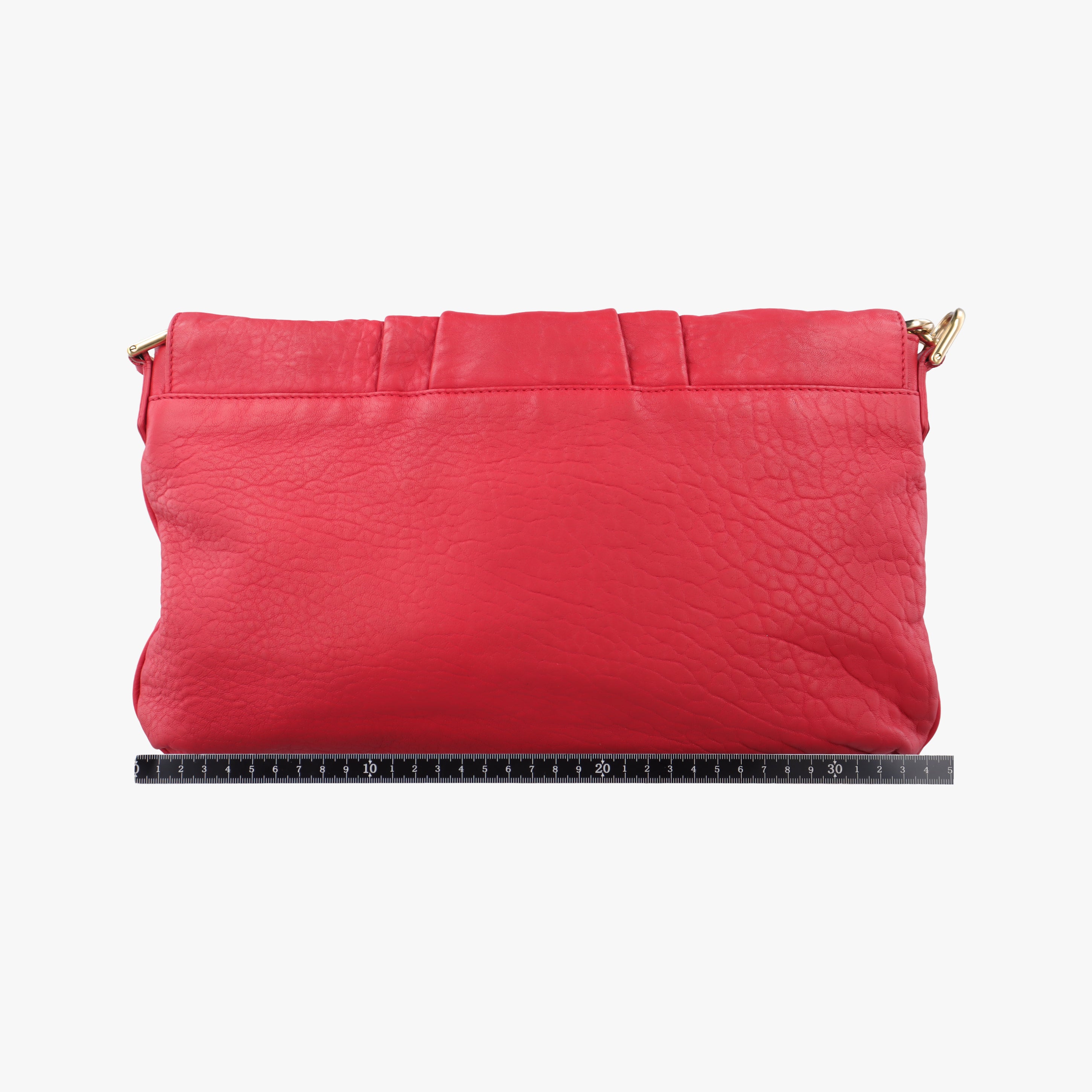 Vintage Fendi Mia Flap Red Leather 8BT163 shoulderbag | stylenewstar