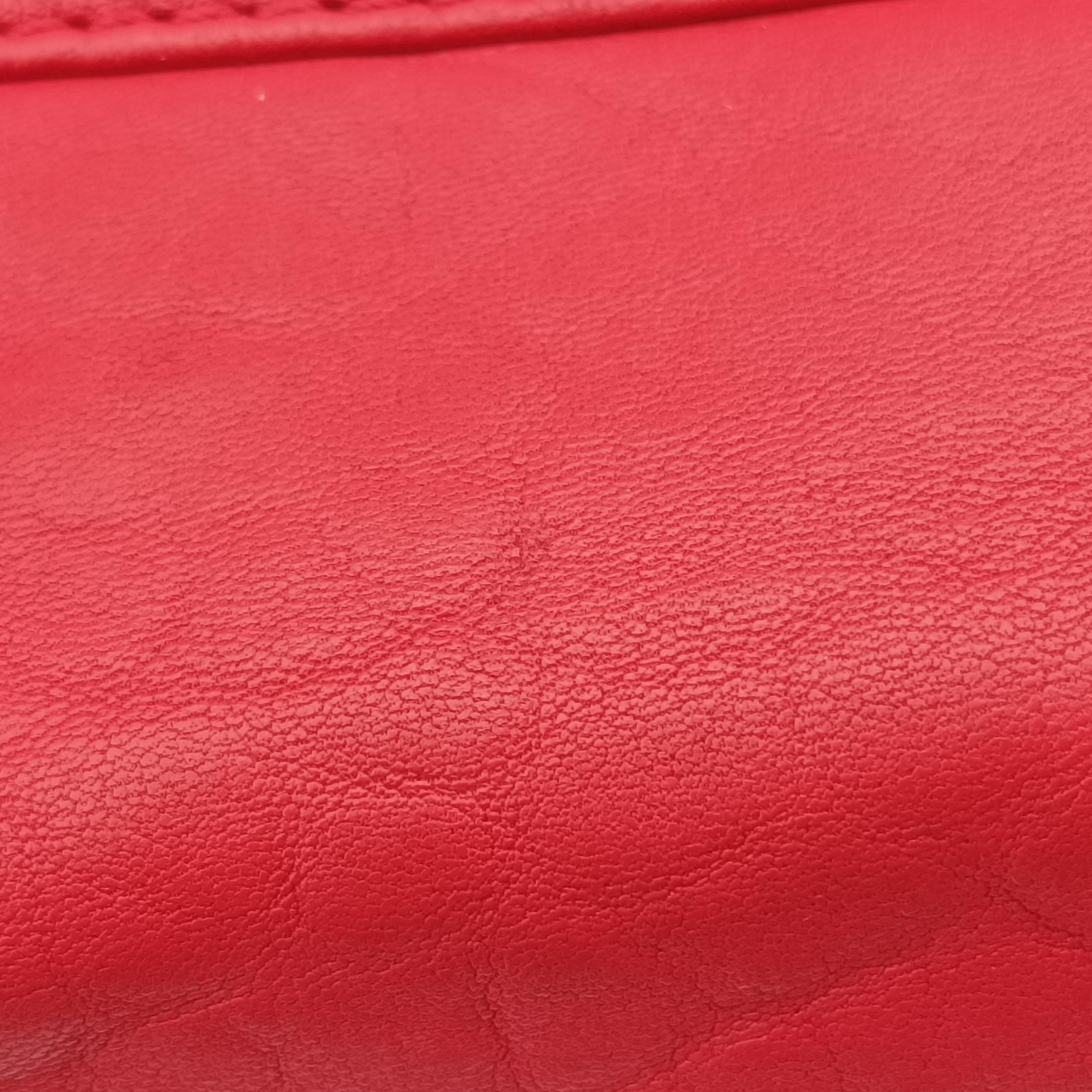 Vintage Fendi Mia Flap Red Leather 8BT163 shoulderbag | stylenewstar