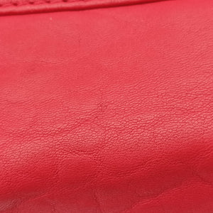 Vintage Fendi Mia Flap Red Leather 8BT163 shoulderbag | stylenewstar