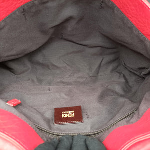 Vintage Fendi Mia Flap Red Leather 8BT163 shoulderbag | stylenewstar