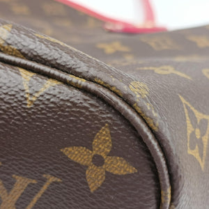 Pre-owned Louis Vuitton NEVERFULL MM Totem brown x Flamingo Monogram Canvas M41663 shoulderbag | stylenewstar