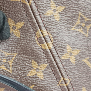 Pre-owned Louis Vuitton NEVERFULL MM Totem brown x Flamingo Monogram Canvas M41663 shoulderbag | stylenewstar