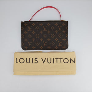 Pre-owned Louis Vuitton NEVERFULL MM Totem brown x Flamingo Monogram Canvas M41663 shoulderbag | stylenewstar