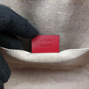 Pre-owned Gucci Microguccissima Red Leather 449654 handbag | stylenewstar