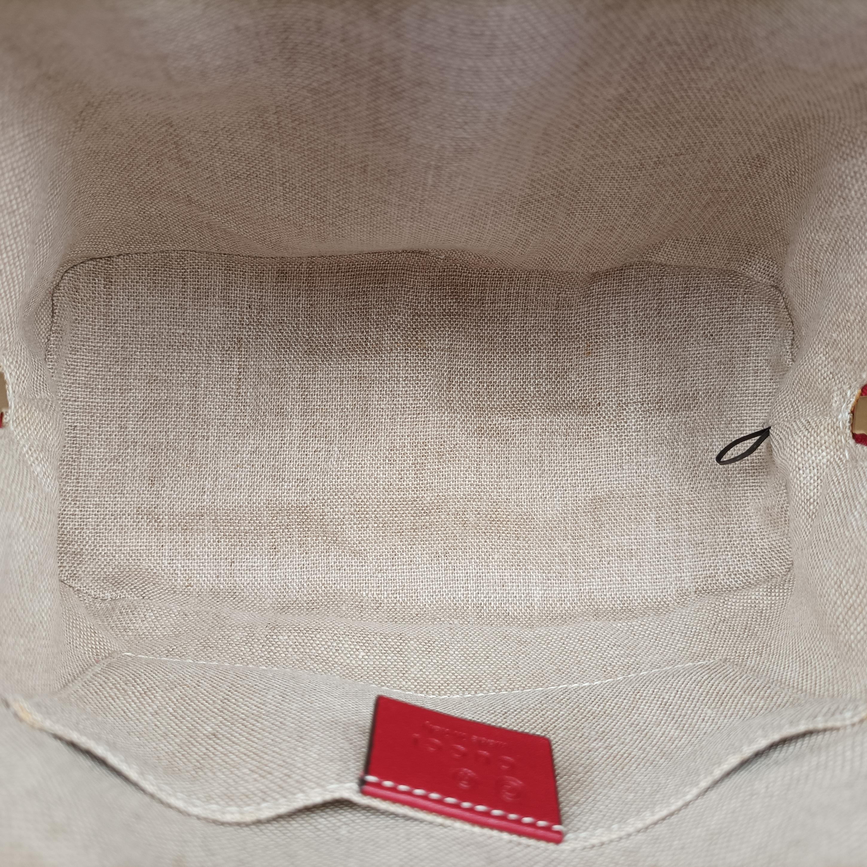 Pre-owned Gucci Microguccissima Red Leather 449654 handbag | stylenewstar