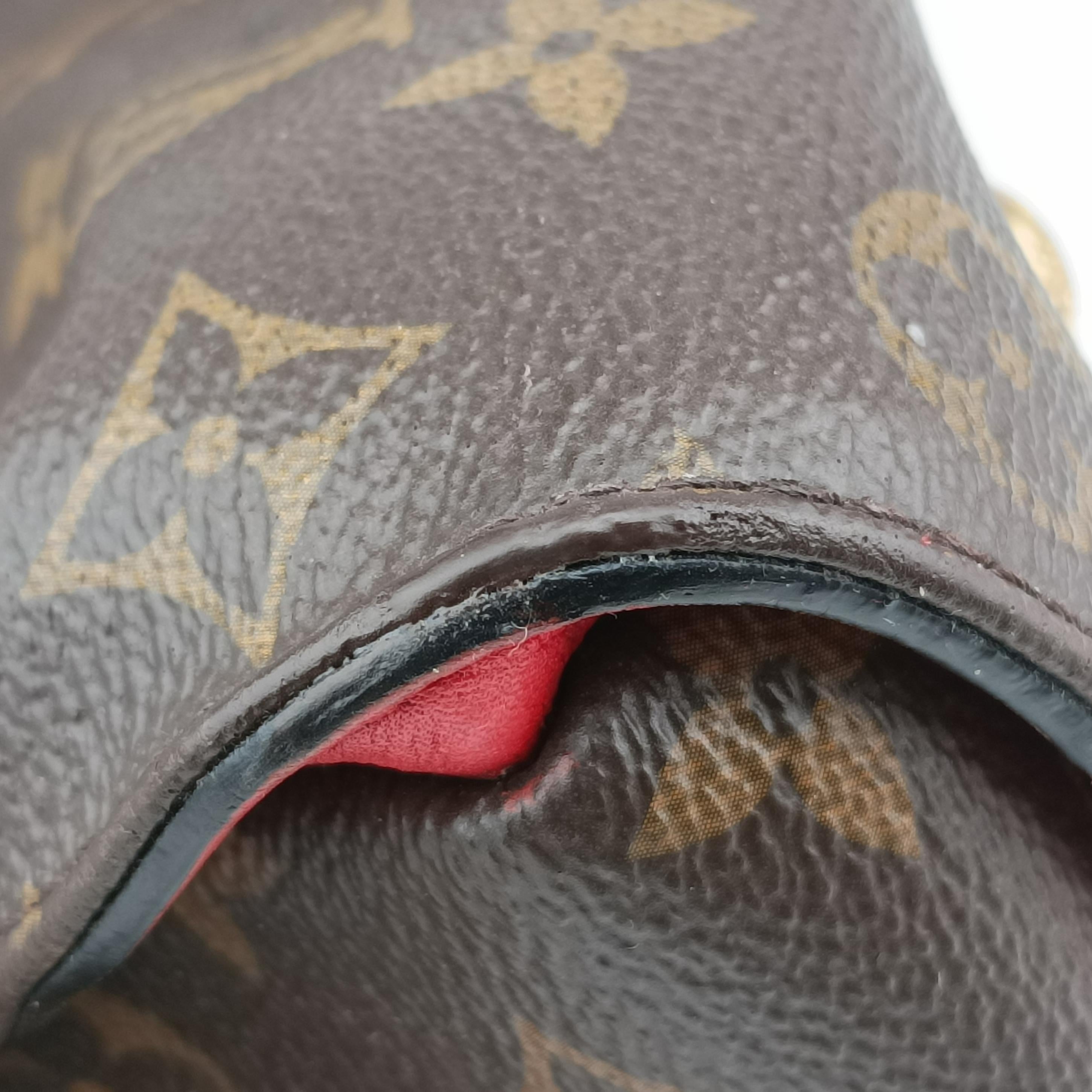 Pre-owned Louis Vuitton TUILERIES tote brown×CARAMEL Monogram Canvas×calf leather M41456 shoulderbag | stylenewstar