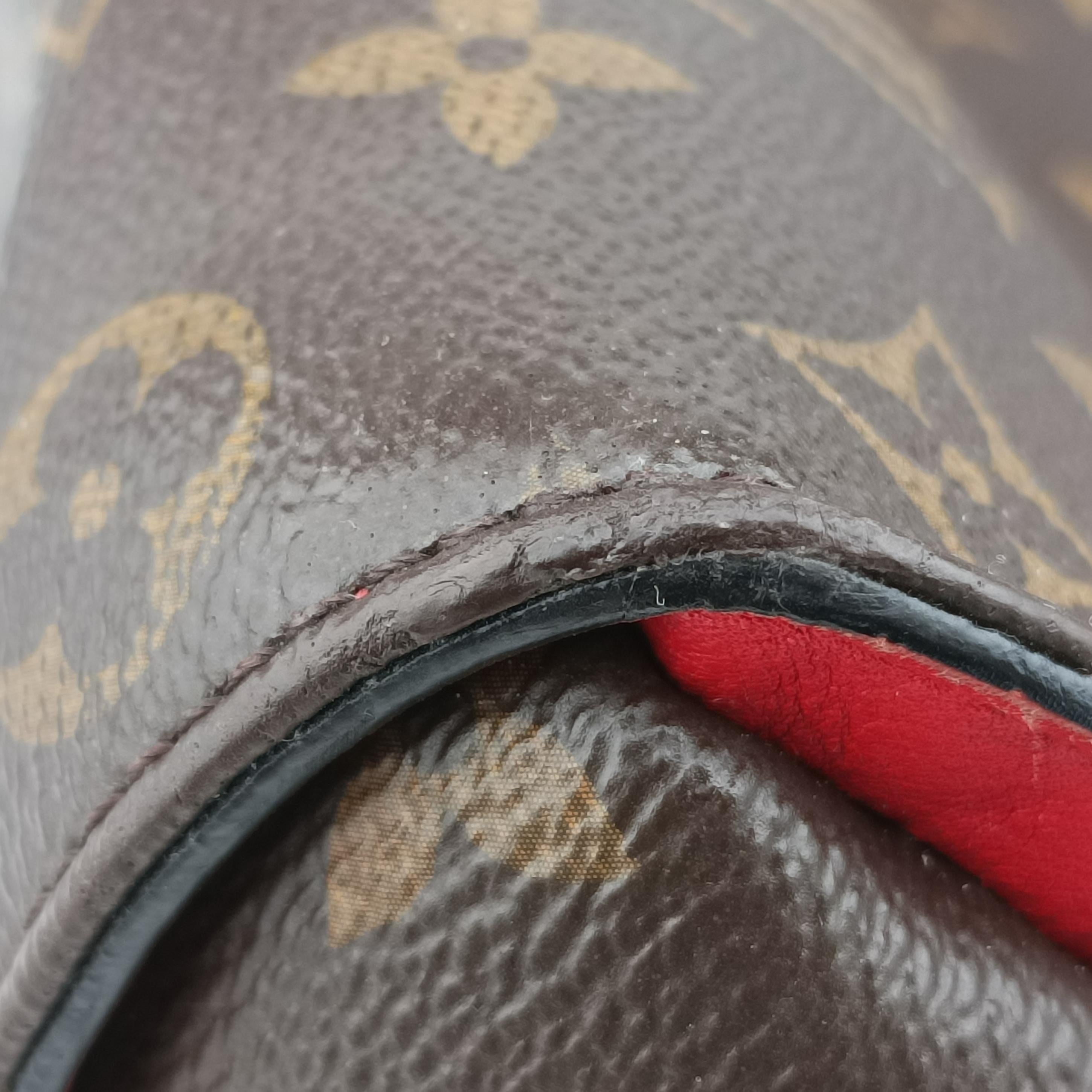 Pre-owned Louis Vuitton TUILERIES tote brown×CARAMEL Monogram Canvas×calf leather M41456 shoulderbag | stylenewstar