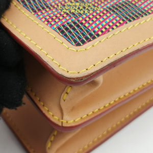 Pre-owned Louis Vuitton LV Pop Dauphine MM Beige x Multicolor Monogram Canvas M55452 shoulderbag | stylenewstar