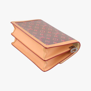 Pre-owned Louis Vuitton LV Pop Dauphine MM Beige x Multicolor Monogram Canvas M55452 shoulderbag | stylenewstar