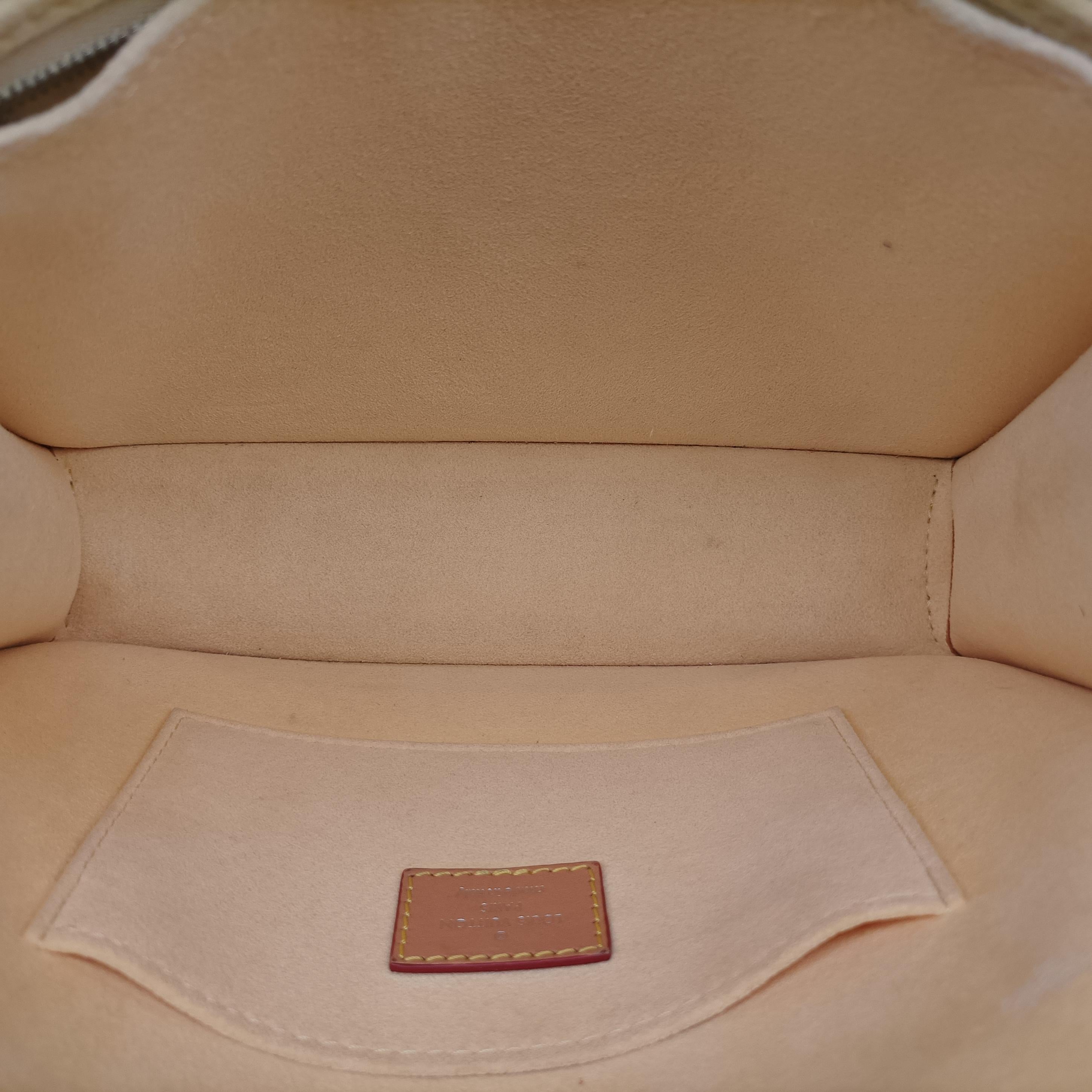 Pre-owned Louis Vuitton LV Pop Dauphine MM Beige x Multicolor Monogram Canvas M55452 shoulderbag | stylenewstar