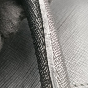 Secondhand Prada Business Briefcase Black SAFFIANO Leather 2VE011 handbag | stylenewstar