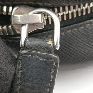 Secondhand Prada Business Briefcase Black SAFFIANO Leather 2VE011 handbag | stylenewstar