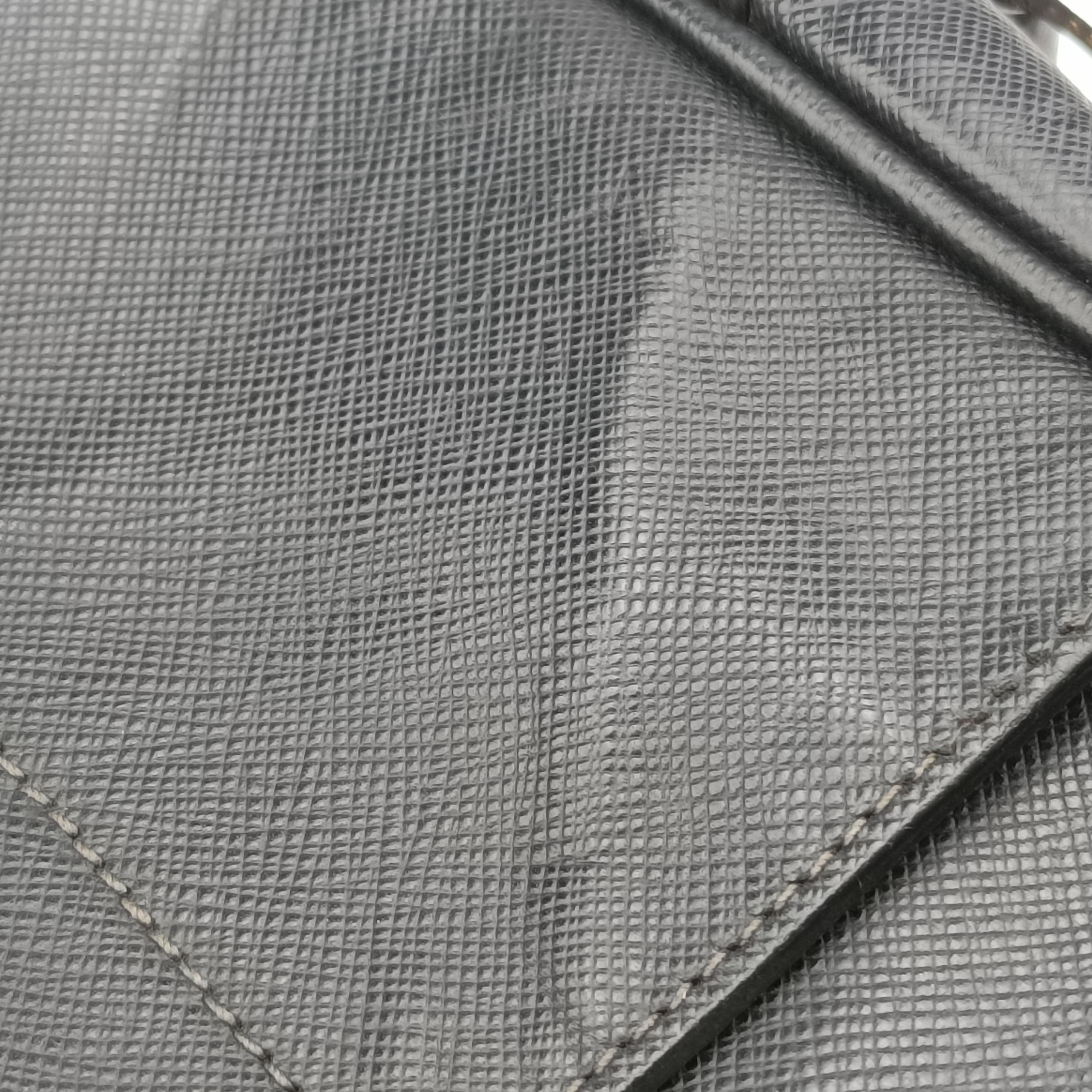 Secondhand Prada Business Briefcase Black SAFFIANO Leather 2VE011 handbag | stylenewstar