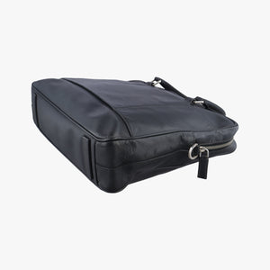 Secondhand Prada Business Briefcase Black SAFFIANO Leather 2VE011 handbag | stylenewstar