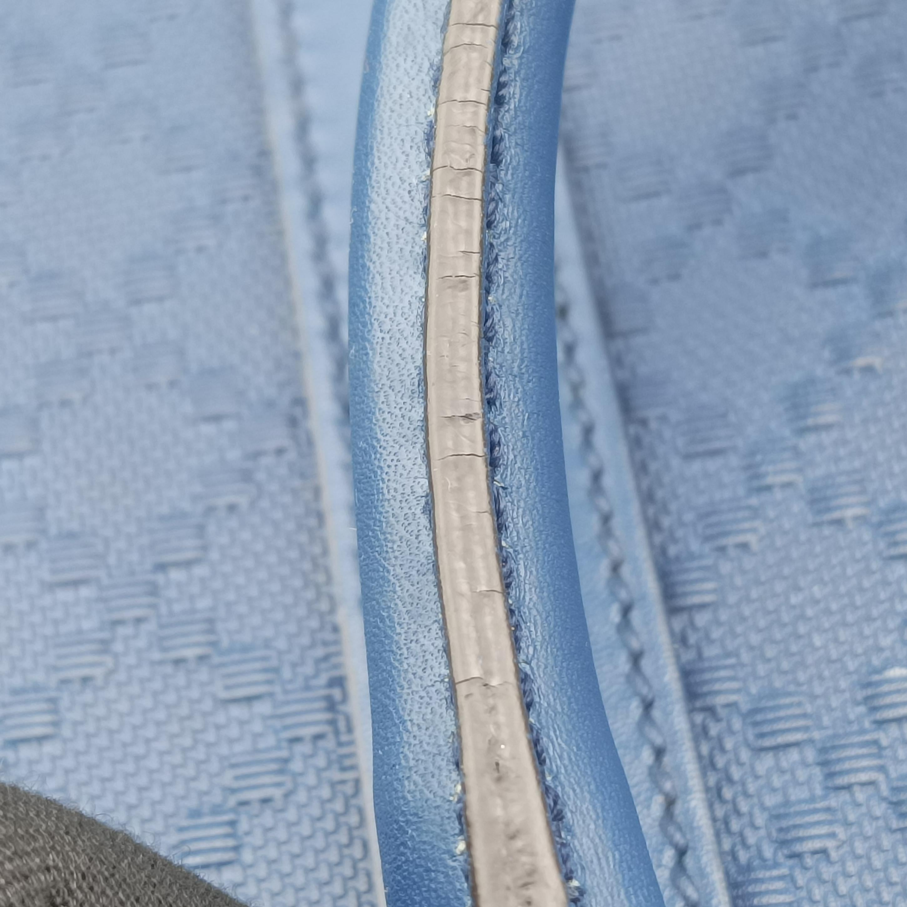 Pre-owned Gucci Diamante Navy Leather 208463 shoulderbag | stylenewstar