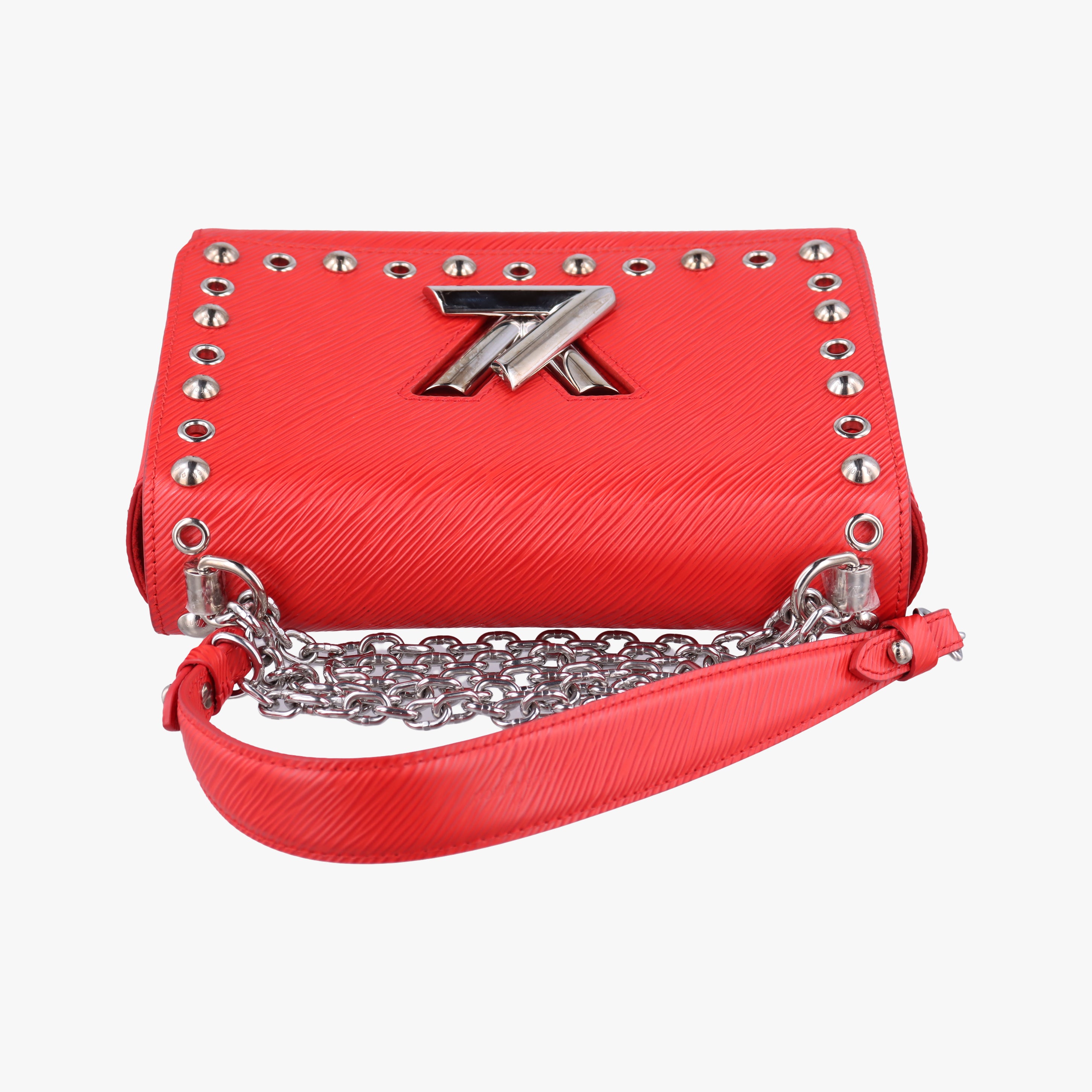 Pre-owned Louis Vuitton Twist MM red epi M54269 shoulderbag | stylenewstar
