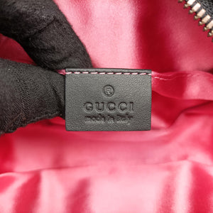 Pre-owned Gucci GG Marmont Black velour 476434 bum bag/waist bag | stylenewstar