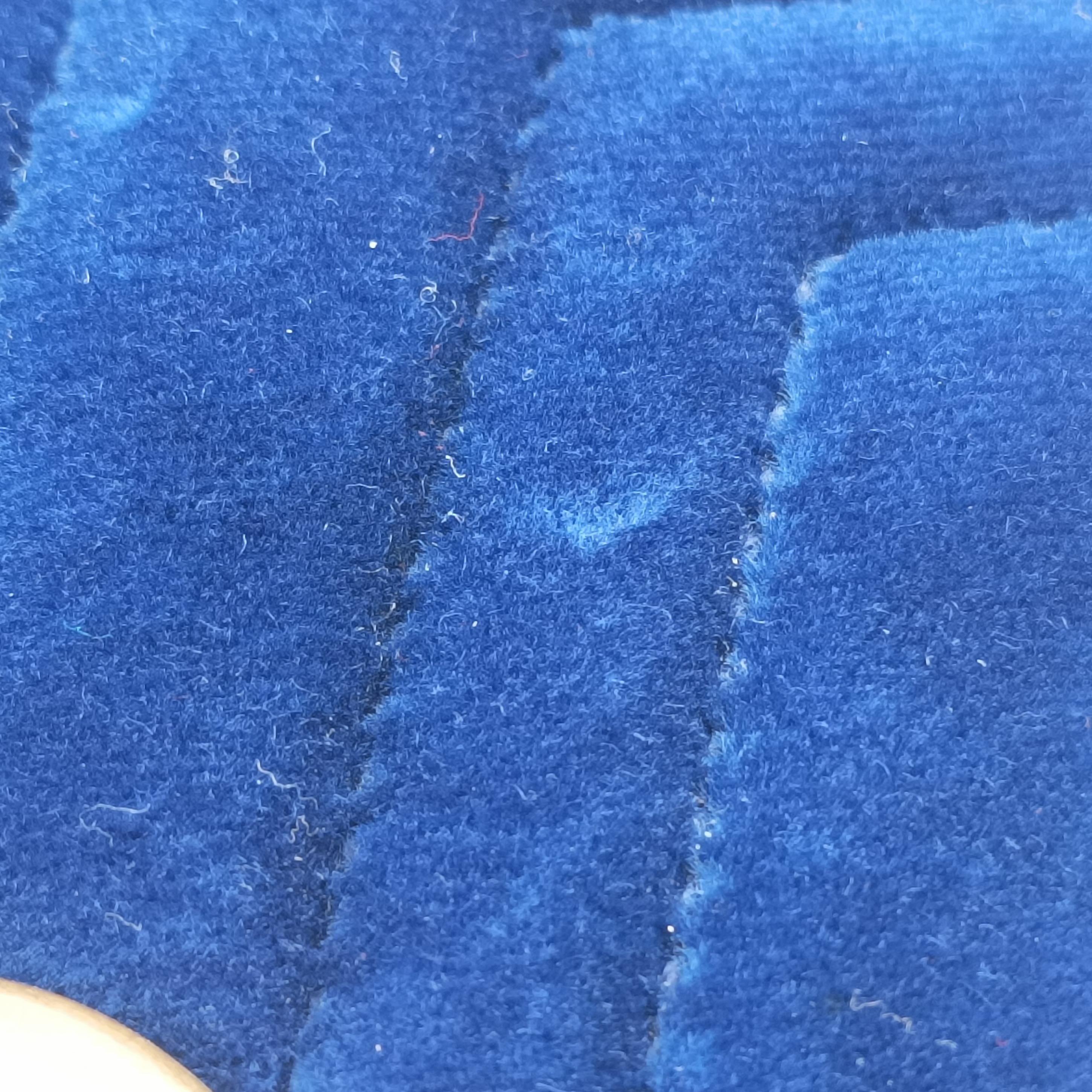 Vintage Gucci GG Marmont Navy velour 476434 bum bag/waist bag | stylenewstar