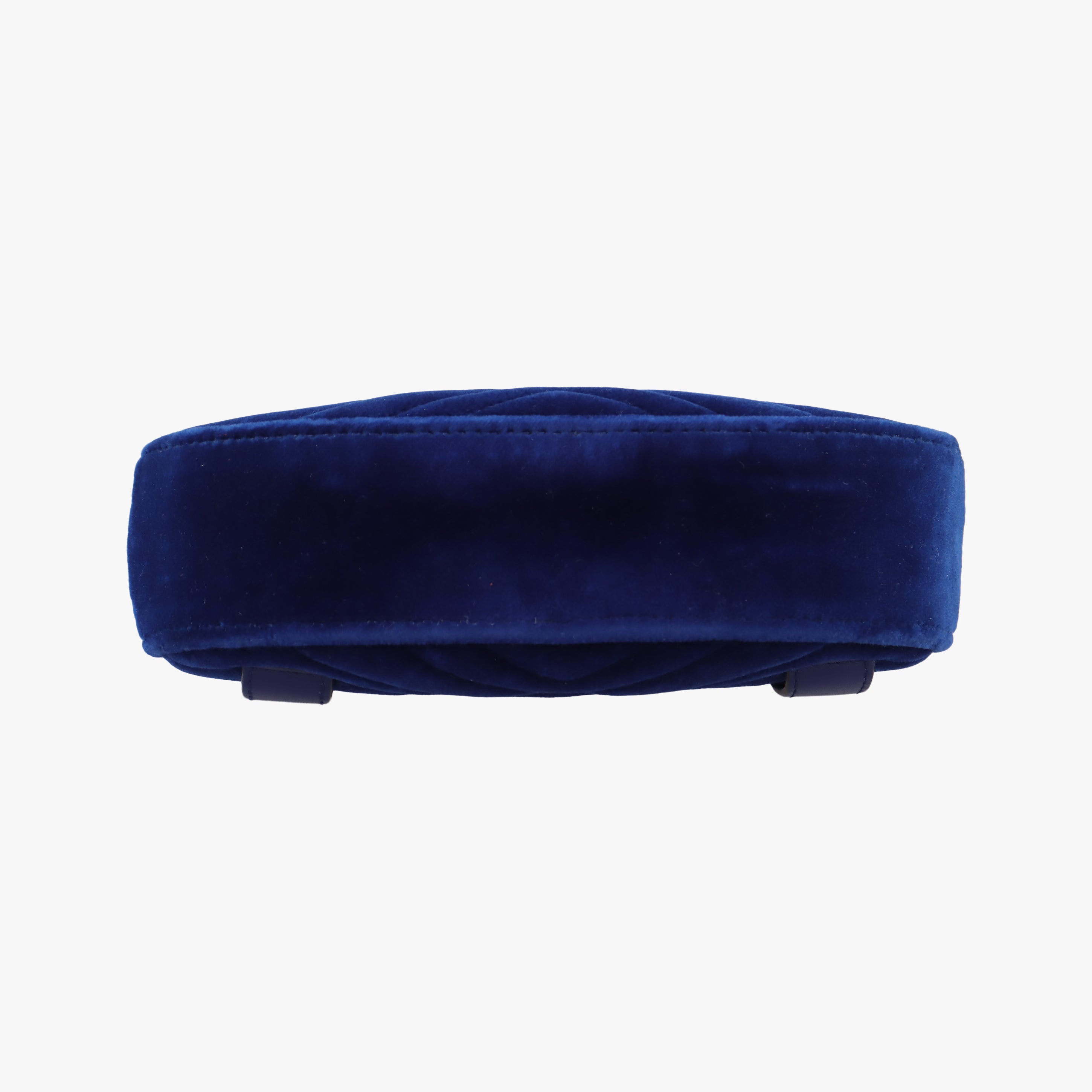 Vintage Gucci GG Marmont Navy velour 476434 bum bag/waist bag | stylenewstar