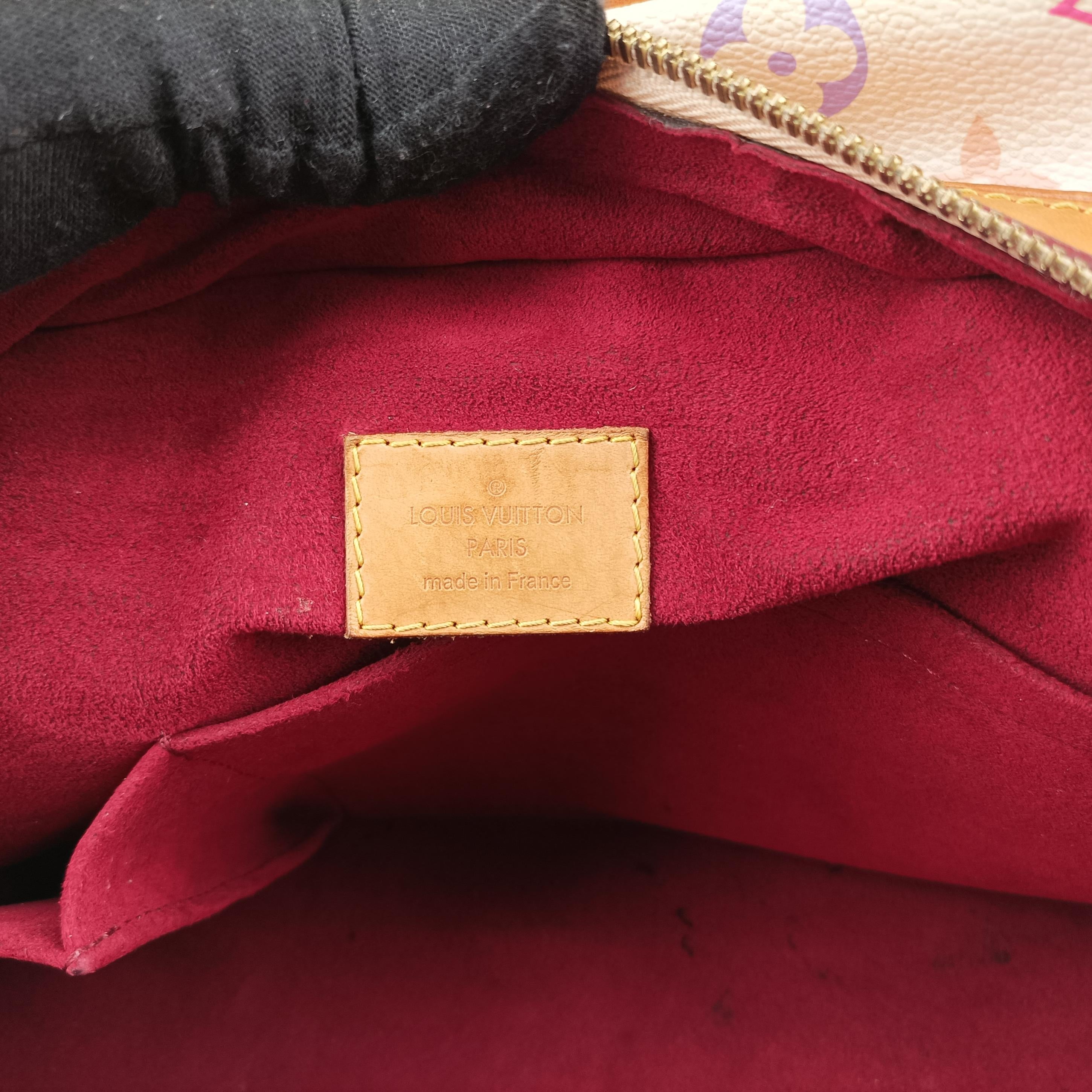 Pre-owned Louis Vuitton CLAUDIA white Monogram Multicolor M40193 handbag | stylenewstar