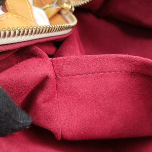 Pre-owned Louis Vuitton CLAUDIA white Monogram Multicolor M40193 handbag | stylenewstar