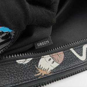 Pre-owned Louis Vuitton Virgil Abloh Black×Multicolor Leather M80147 clutchbag | stylenewstar