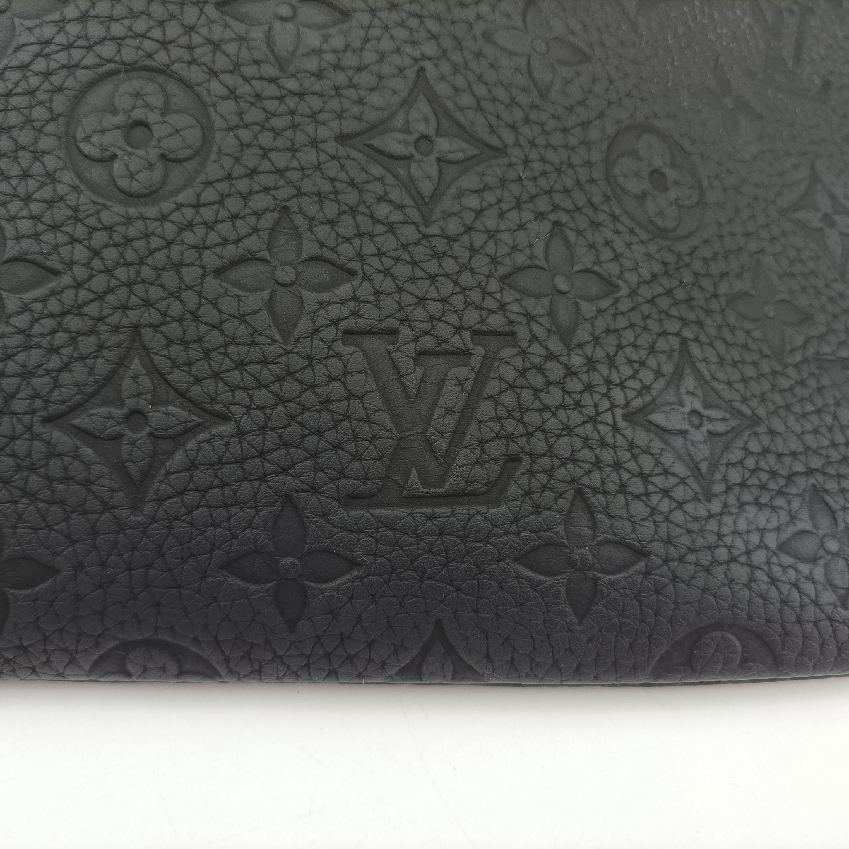 Pre-owned Louis Vuitton Virgil Abloh Black×Multicolor Leather M80147 clutchbag | stylenewstar