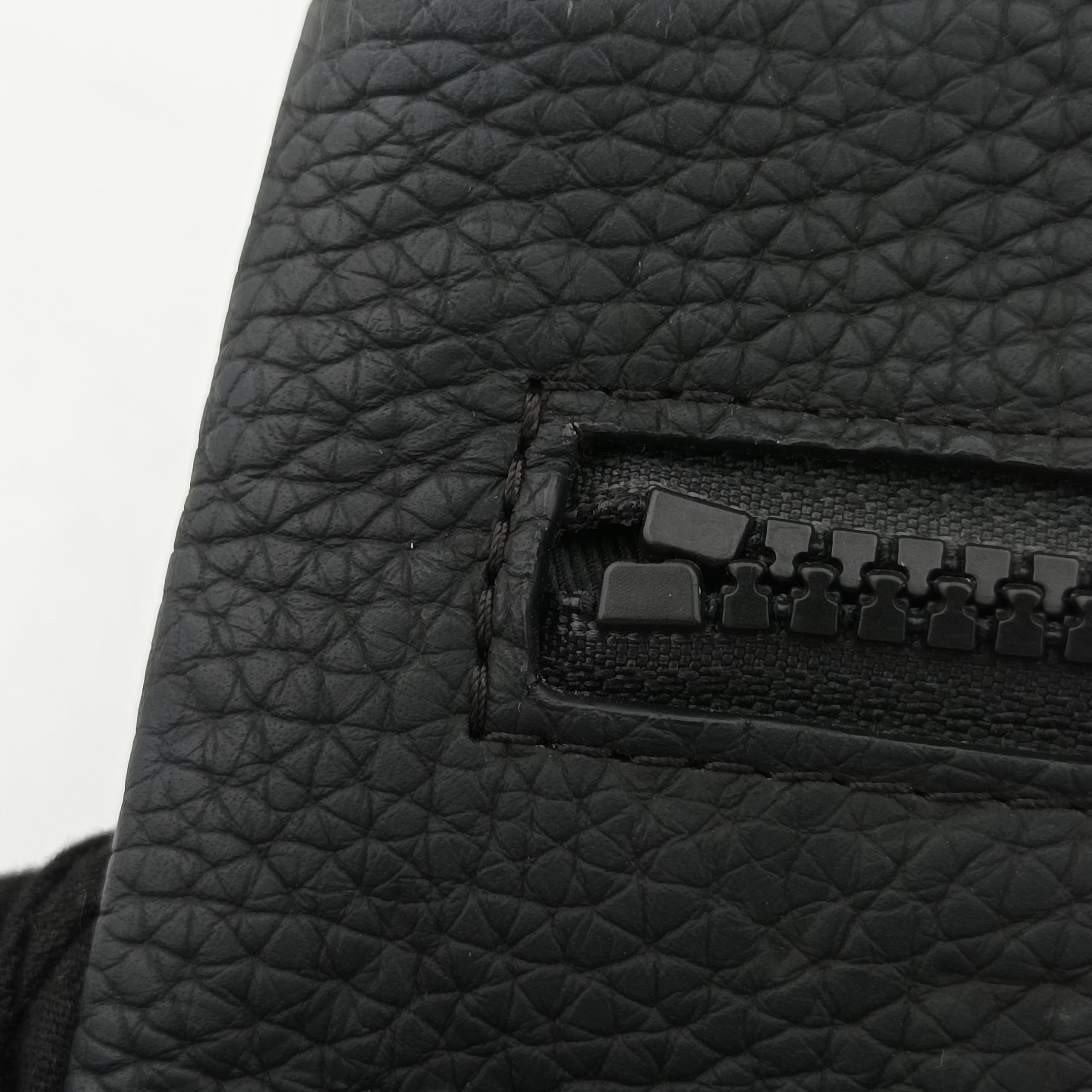 Pre-owned Louis Vuitton Virgil Abloh Black×Multicolor Leather M80147 clutchbag | stylenewstar