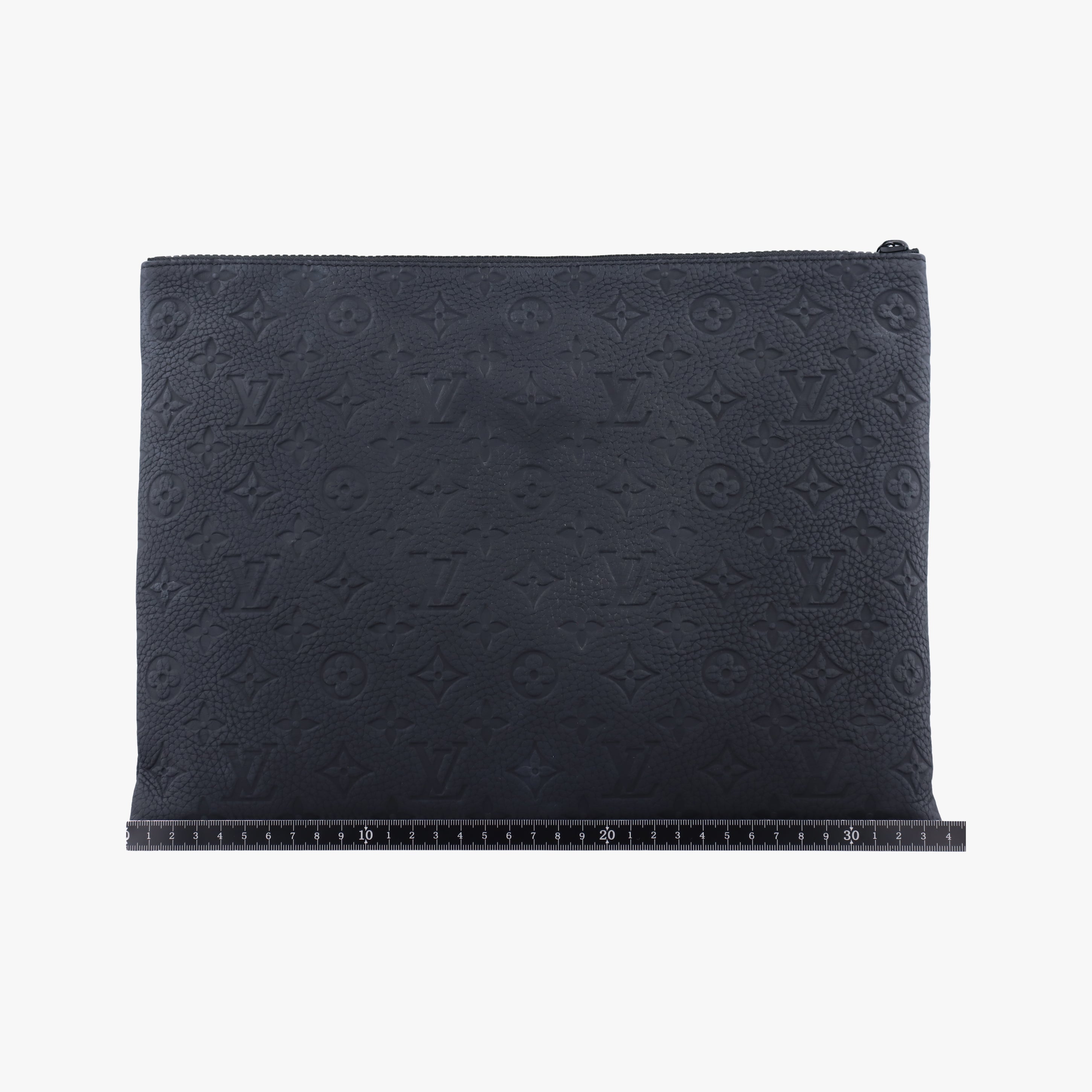 Pre-owned Louis Vuitton Virgil Abloh Black×Multicolor Leather M80147 clutchbag | stylenewstar