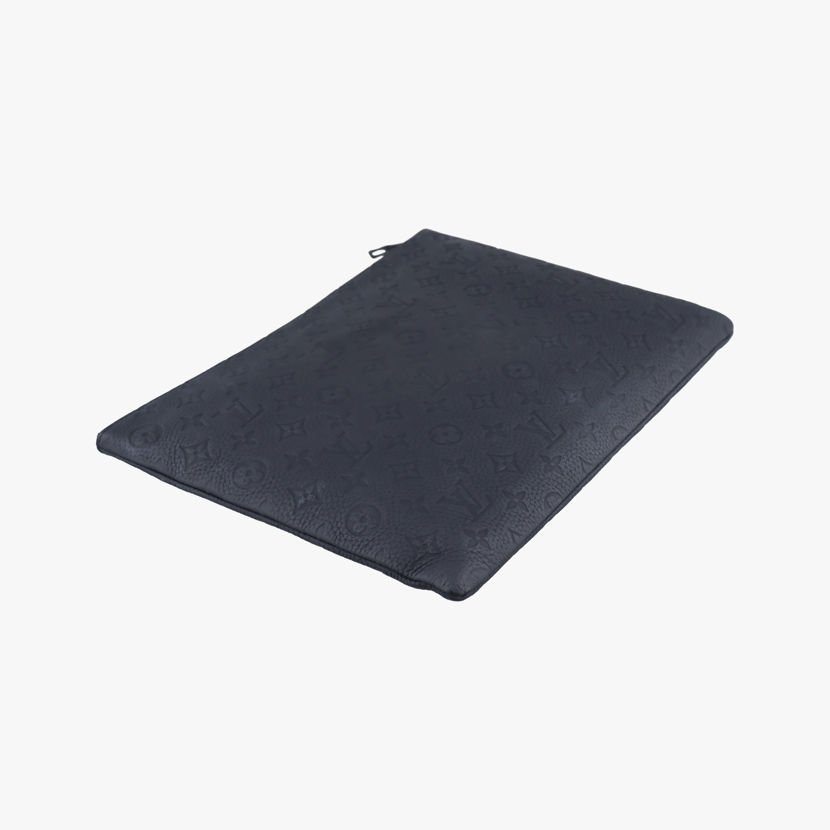 Pre-owned Louis Vuitton Virgil Abloh Black×Multicolor Leather M80147 clutchbag | stylenewstar