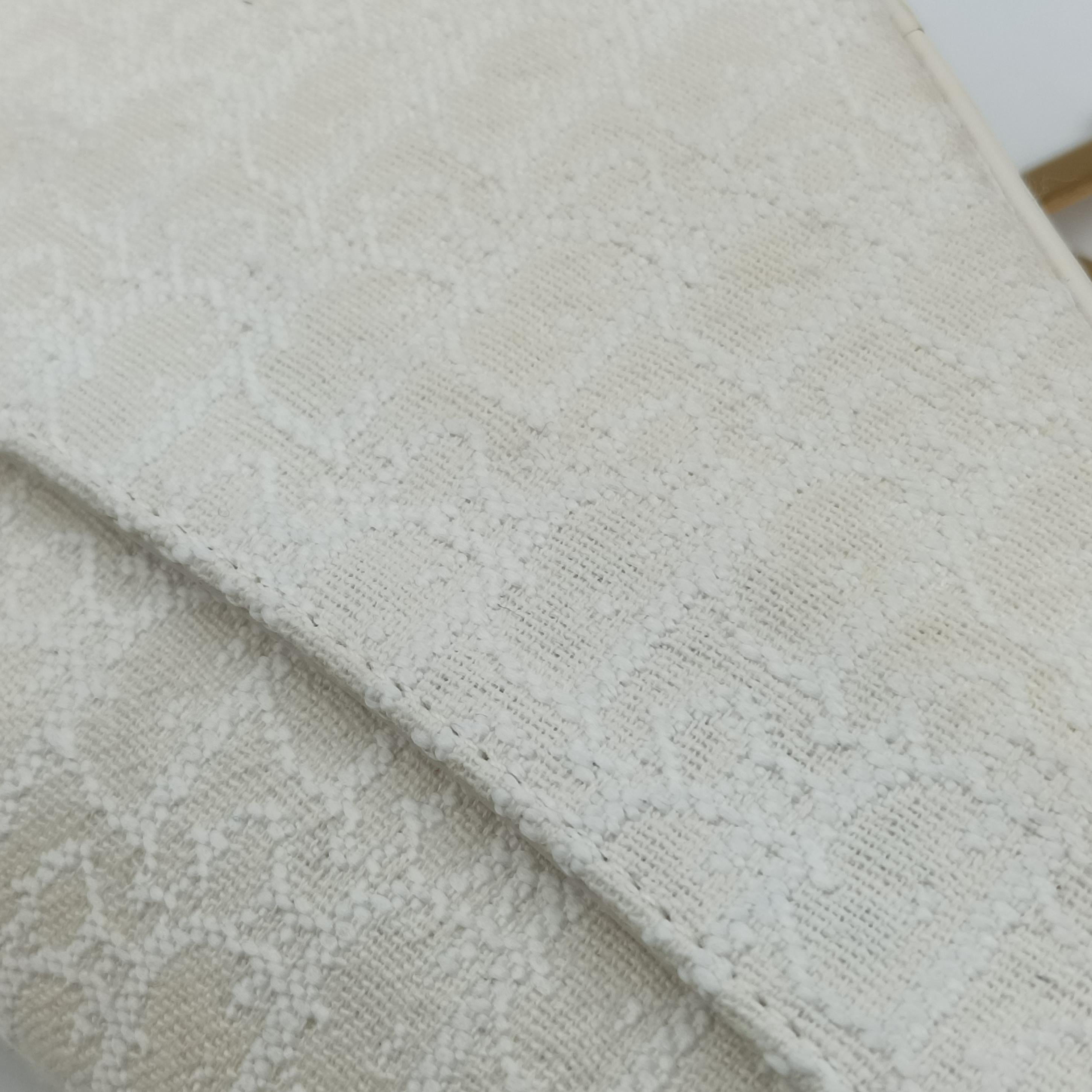 Secondhand Christian Dior saddle White jacquard  handbag | stylenewstar