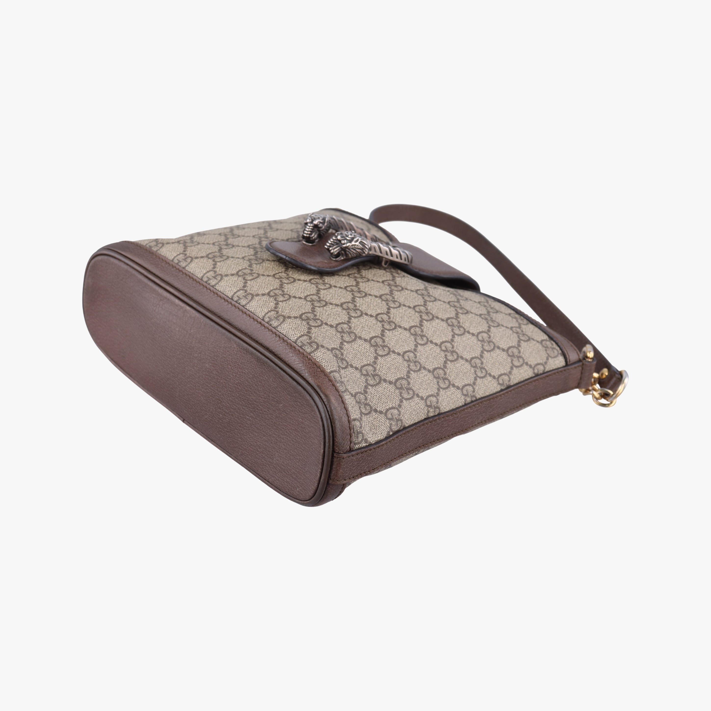 Pre-owned Gucci Dionysus beige×Brown PVC coated canvas 499622 shoulderbag | stylenewstar