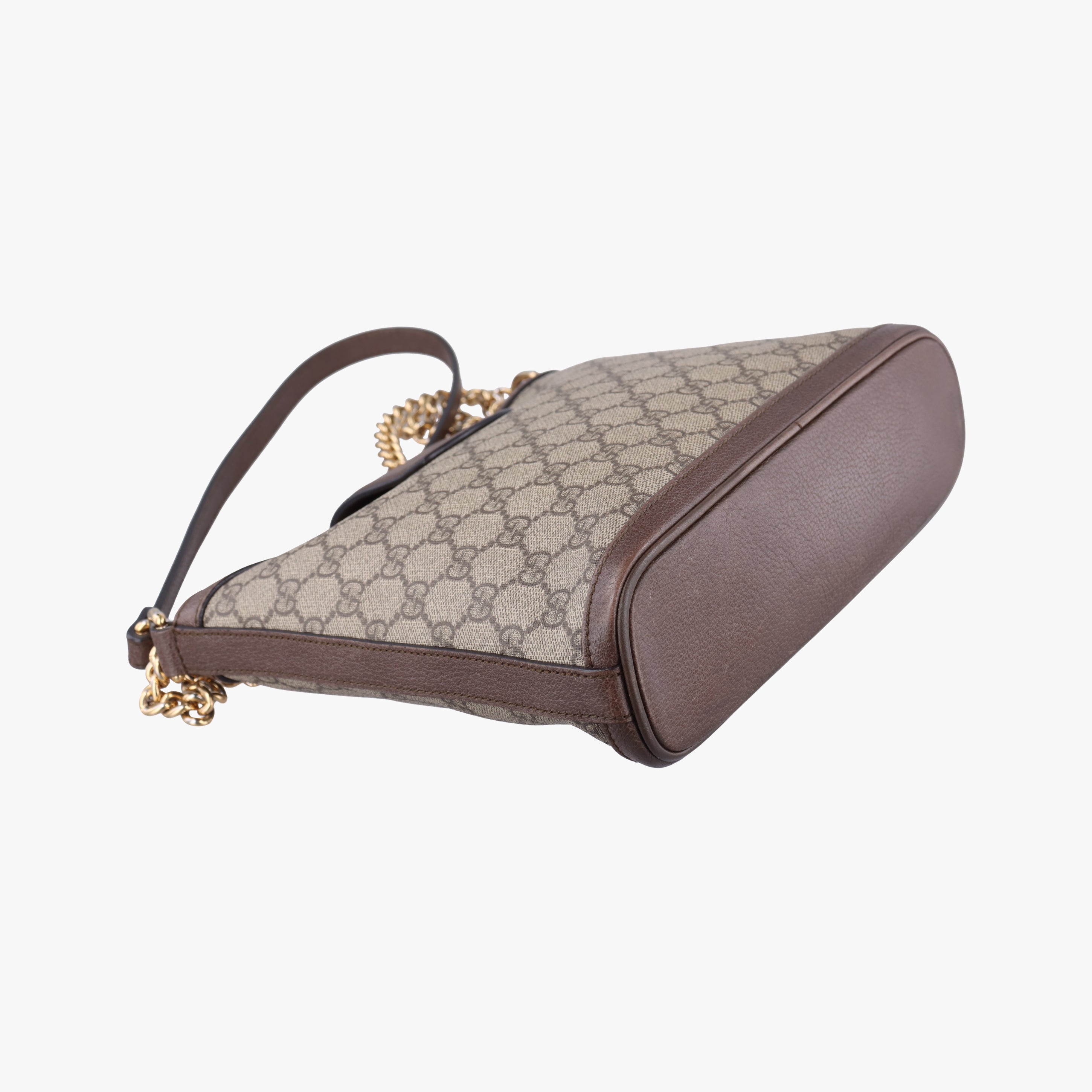Pre-owned Gucci Dionysus beige×Brown PVC coated canvas 499622 shoulderbag | stylenewstar