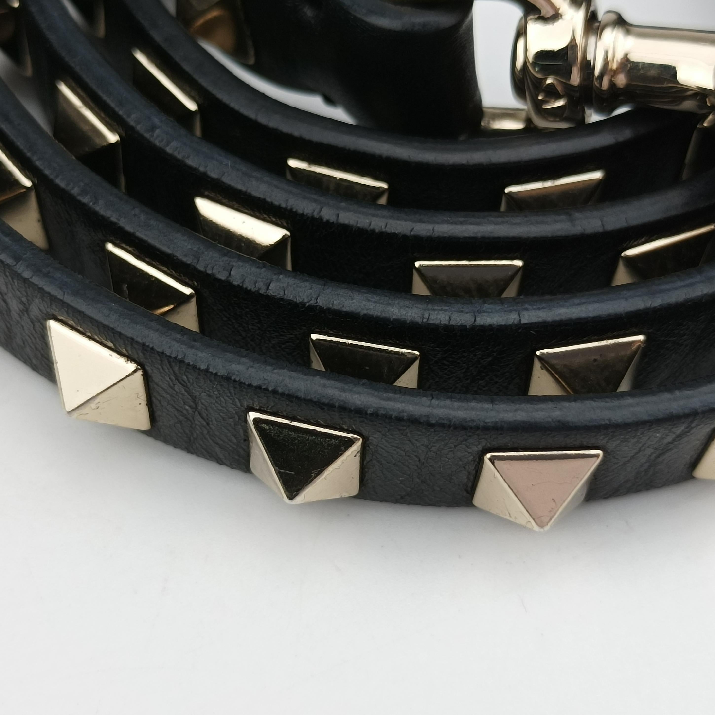 Vintage Valentino Rockstud Black Leather  shoulderbag | stylenewstar