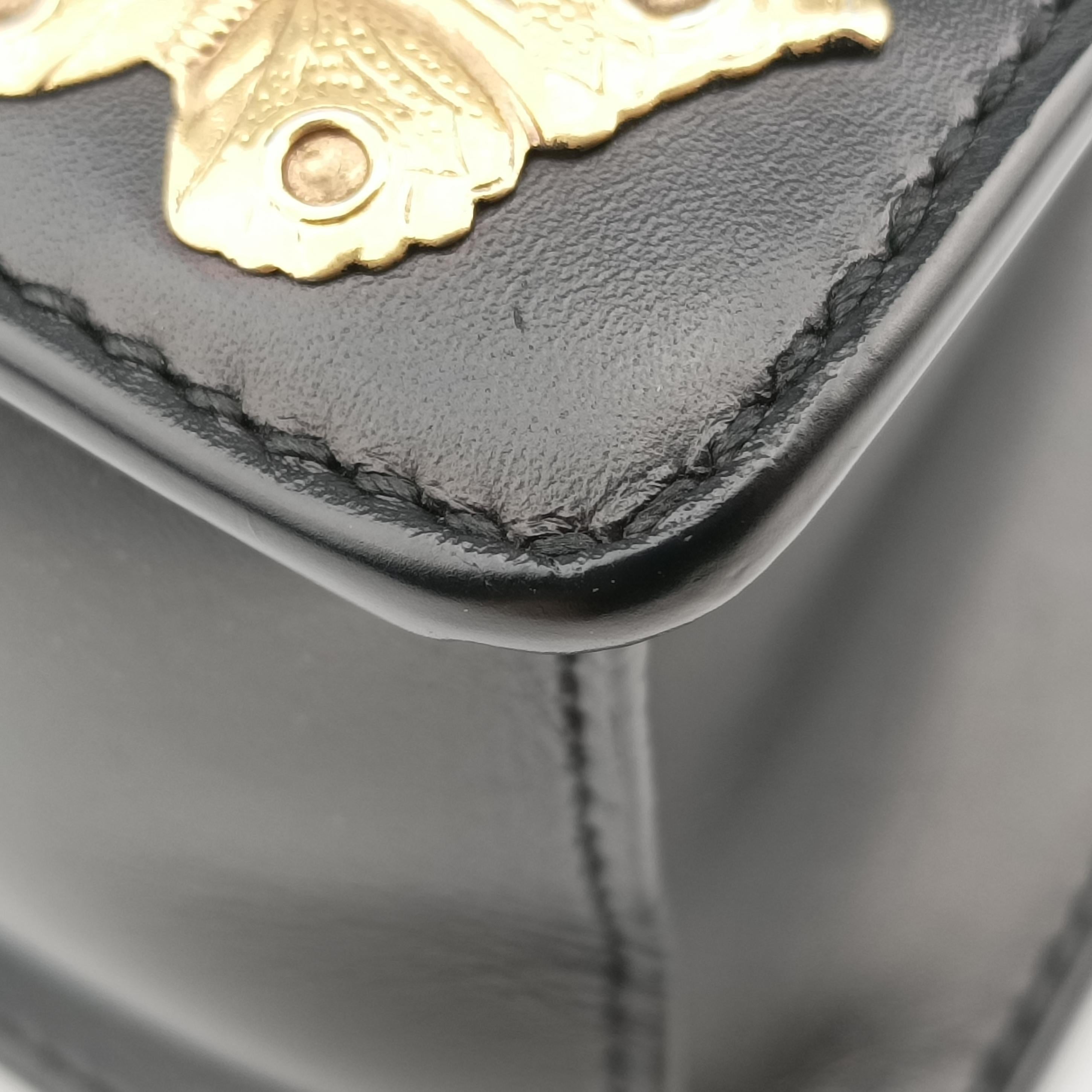 Pre-owned Gucci Sylvie Black Leather 470270 shoulderbag | stylenewstar