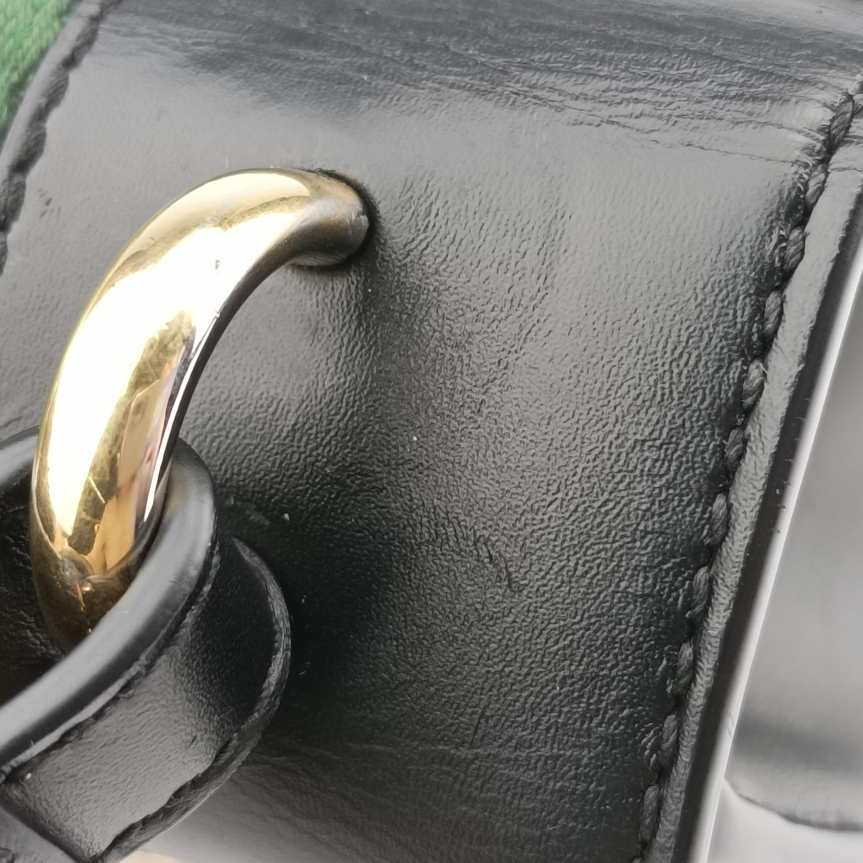 Pre-owned Gucci Sylvie Black Leather 470270 shoulderbag | stylenewstar