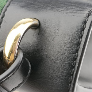 Pre-owned Gucci Sylvie Black Leather 470270 shoulderbag | stylenewstar