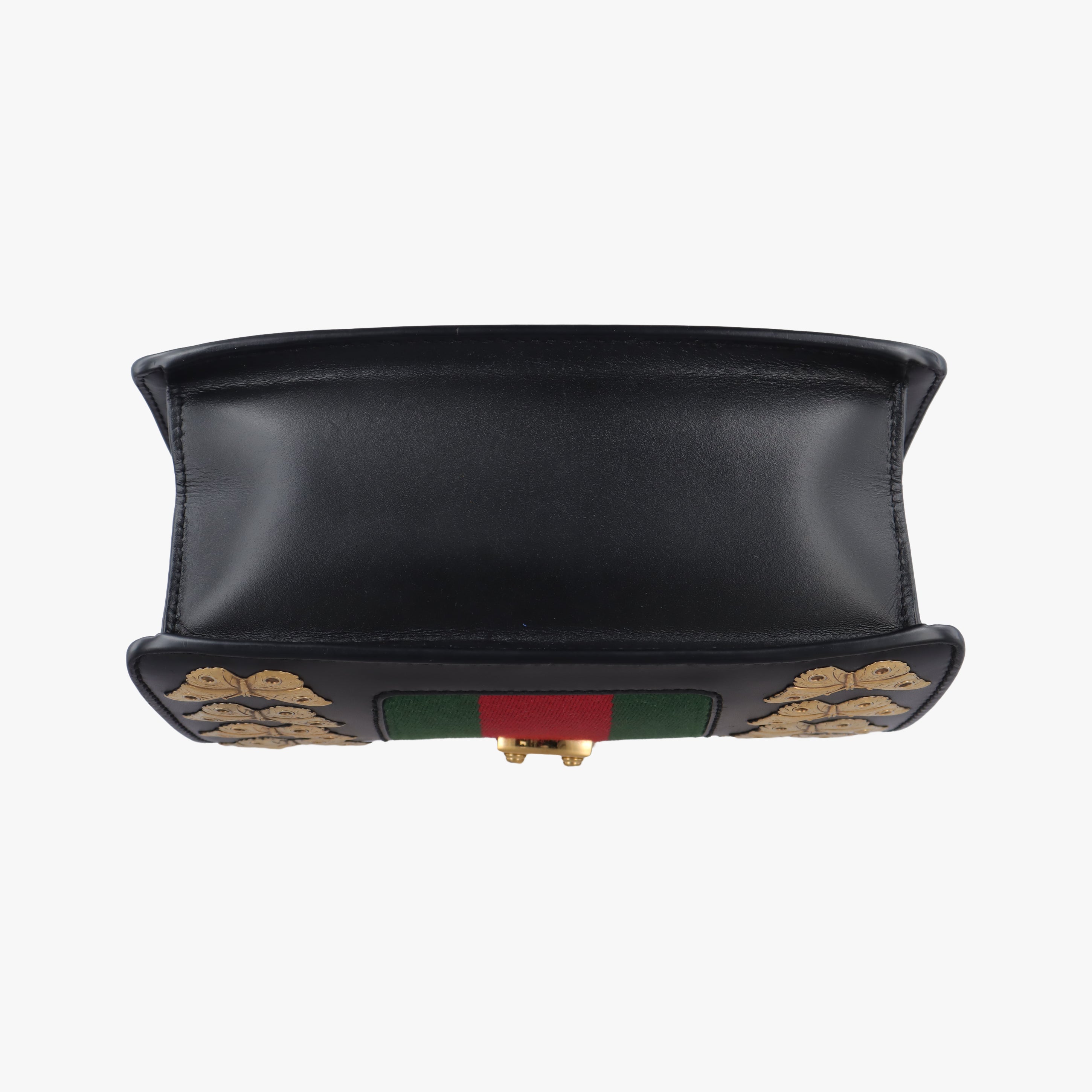 Pre-owned Gucci Sylvie Black Leather 470270 shoulderbag | stylenewstar