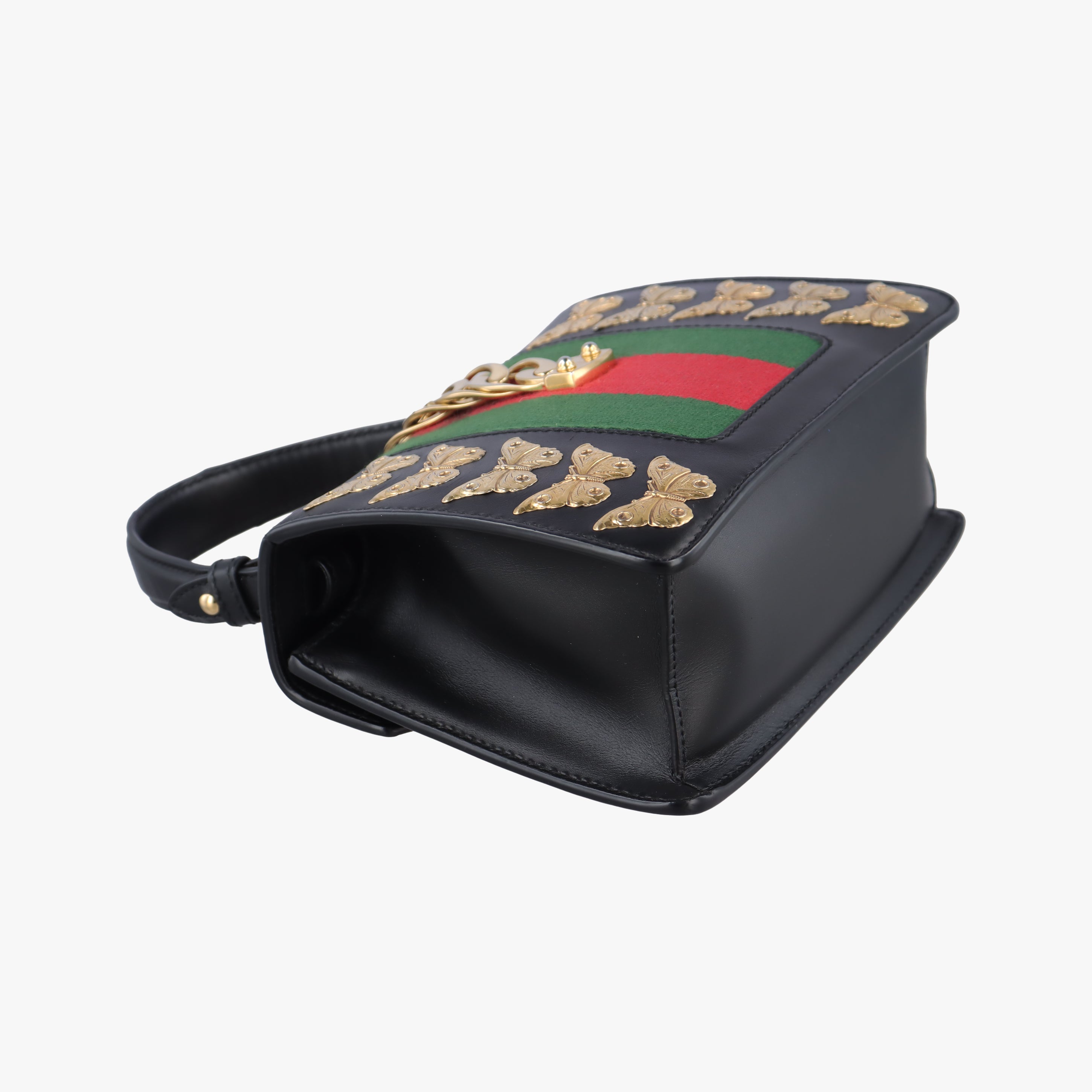 Pre-owned Gucci Sylvie Black Leather 470270 shoulderbag | stylenewstar