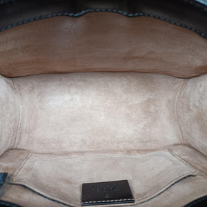 Pre-owned Gucci Sylvie Black Leather 470270 shoulderbag | stylenewstar