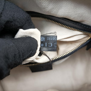 Vintage Gucci Sherry Line Navy x Beige x Black canvas x leather 247205 shoulderbag | stylenewstar