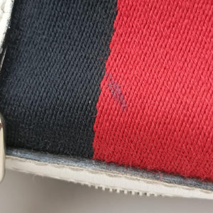 Pre-owned Gucci Sherry Line White x Beige x Multicolour canvas x leather 247205 shoulderbag | stylenewstar