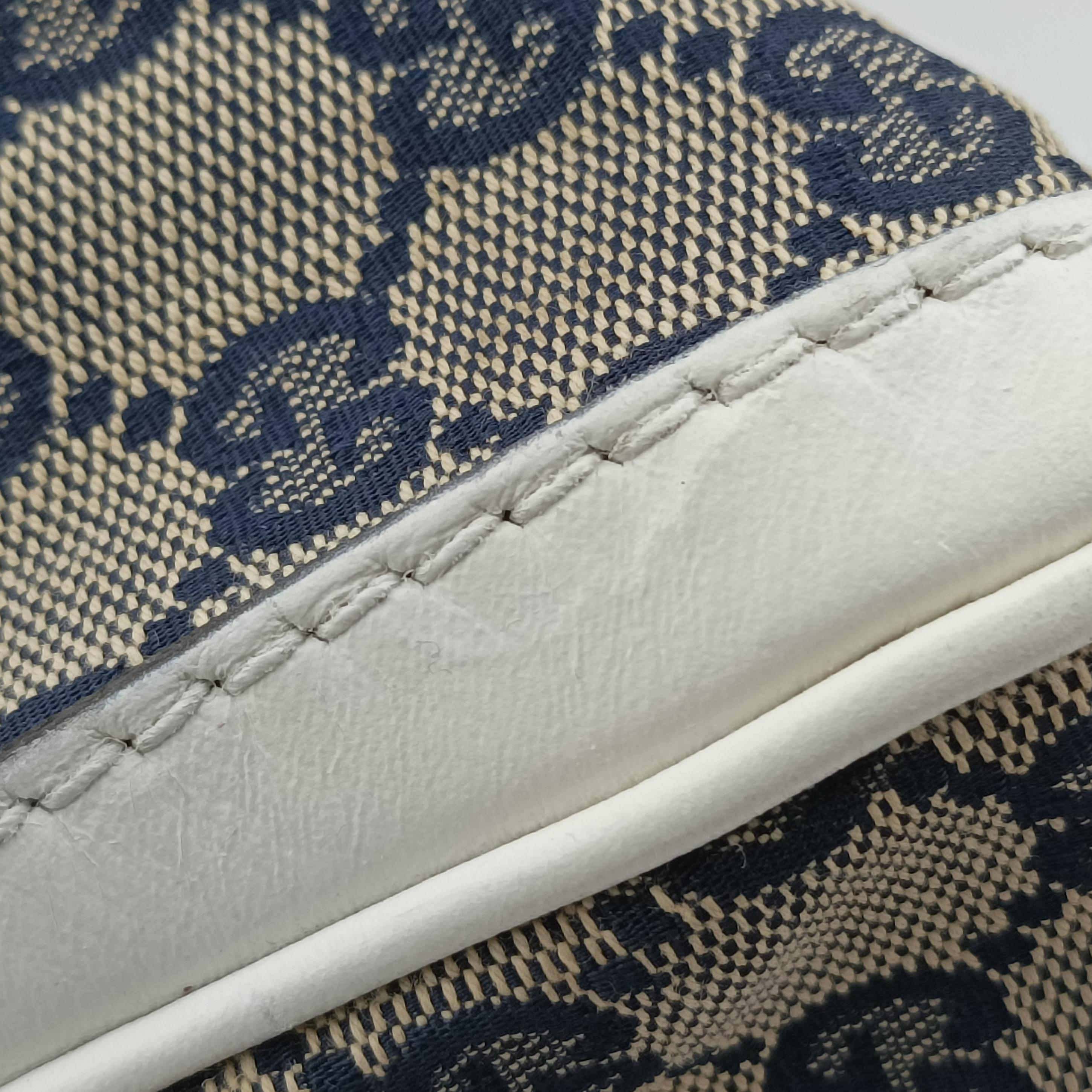 Pre-owned Gucci Sherry Line White x Beige x Multicolour canvas x leather 247205 shoulderbag | stylenewstar