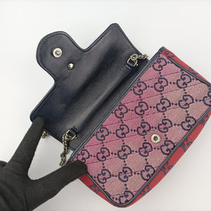 Pre-owned Gucci GG Marmont Multicolour Canvas 476433 shoulderbag | stylenewstar