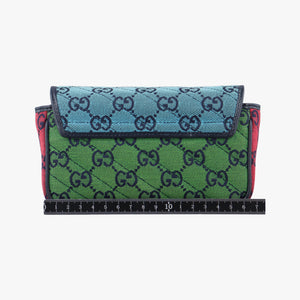 Pre-owned Gucci GG Marmont Multicolour Canvas 476433 shoulderbag | stylenewstar