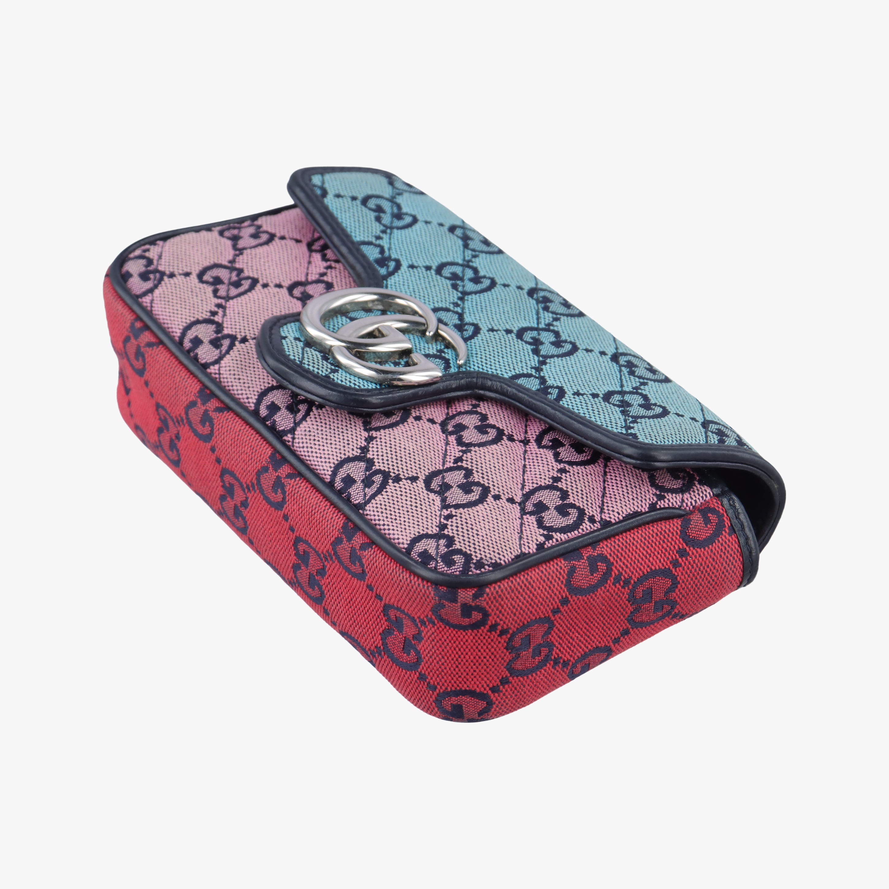 Pre-owned Gucci GG Marmont Multicolour Canvas 476433 shoulderbag | stylenewstar