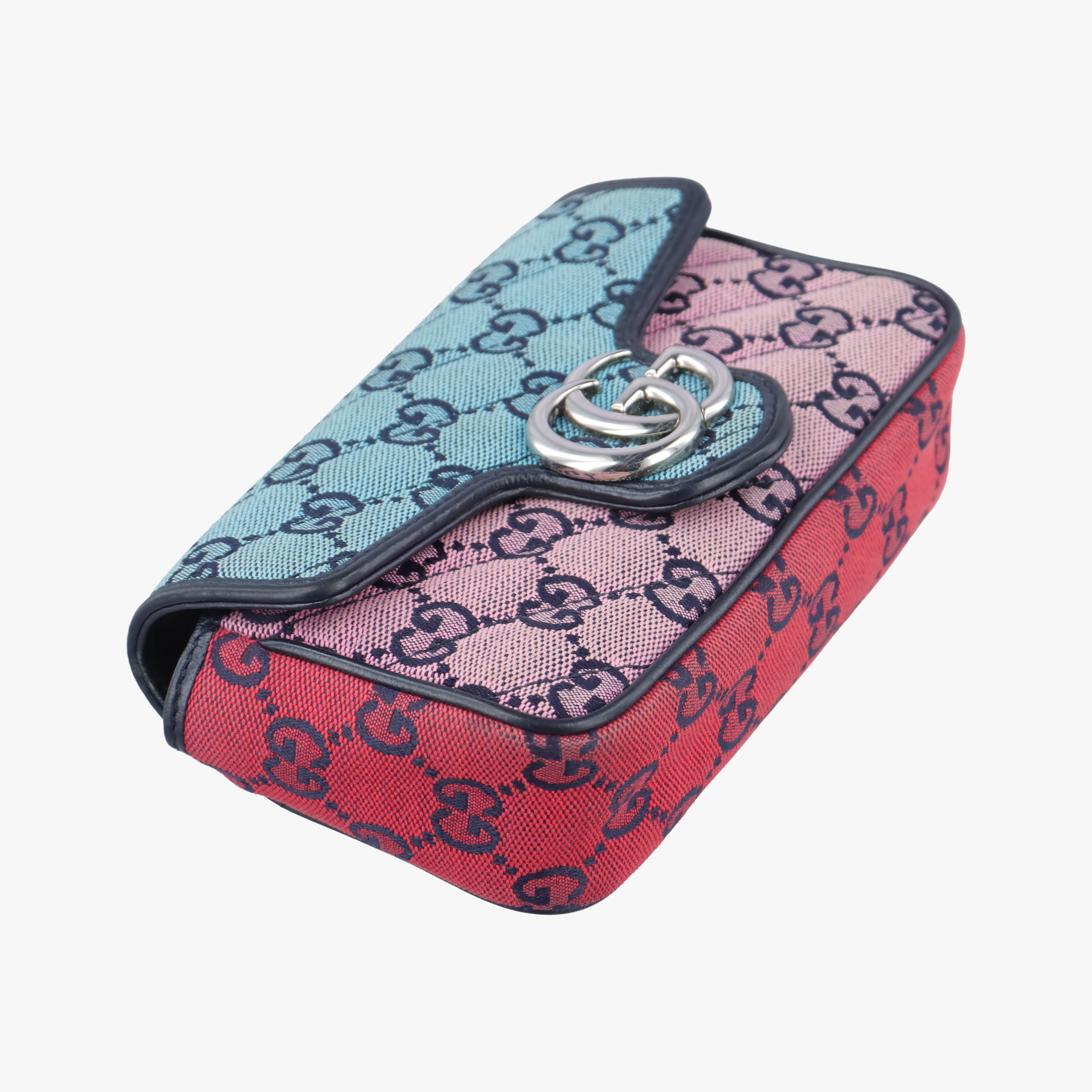 Pre-owned Gucci GG Marmont Multicolour Canvas 476433 shoulderbag | stylenewstar