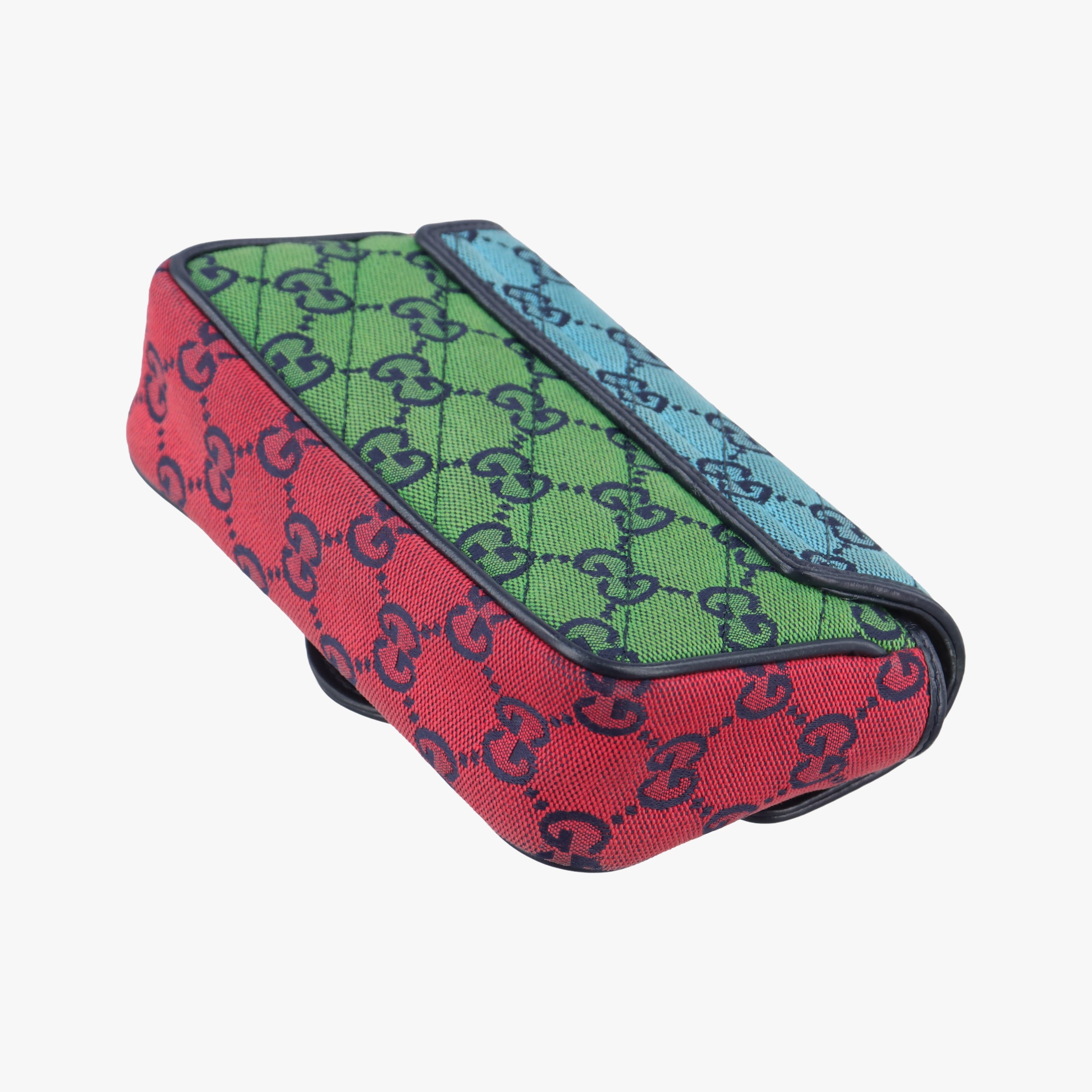 Pre-owned Gucci GG Marmont Multicolour Canvas 476433 shoulderbag | stylenewstar